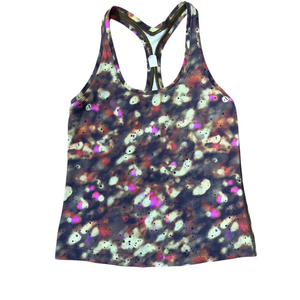 Lululemon Cool Racerback Short Tank (Nulu) – Size 6 – Rare Soft Focus Splatter